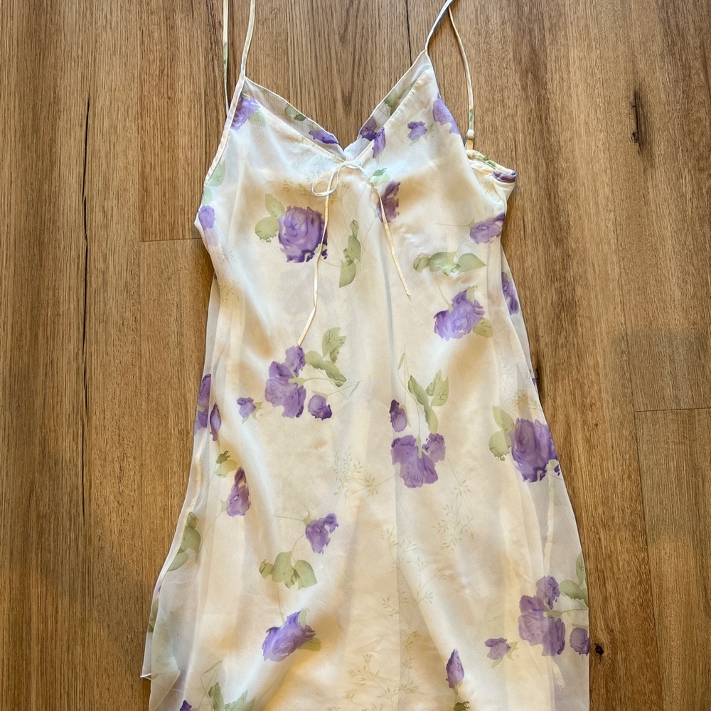 Vintage Floral Slip Dress